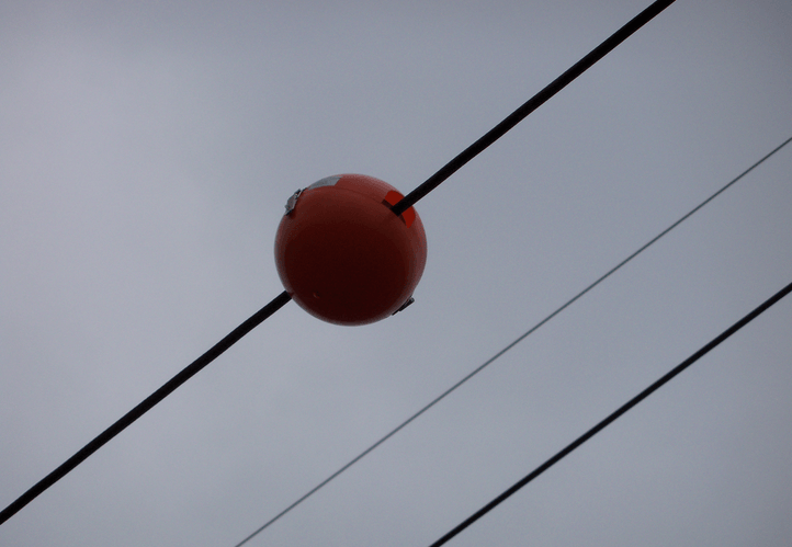 高壓感應取電警示球 高壓感應取電警示球